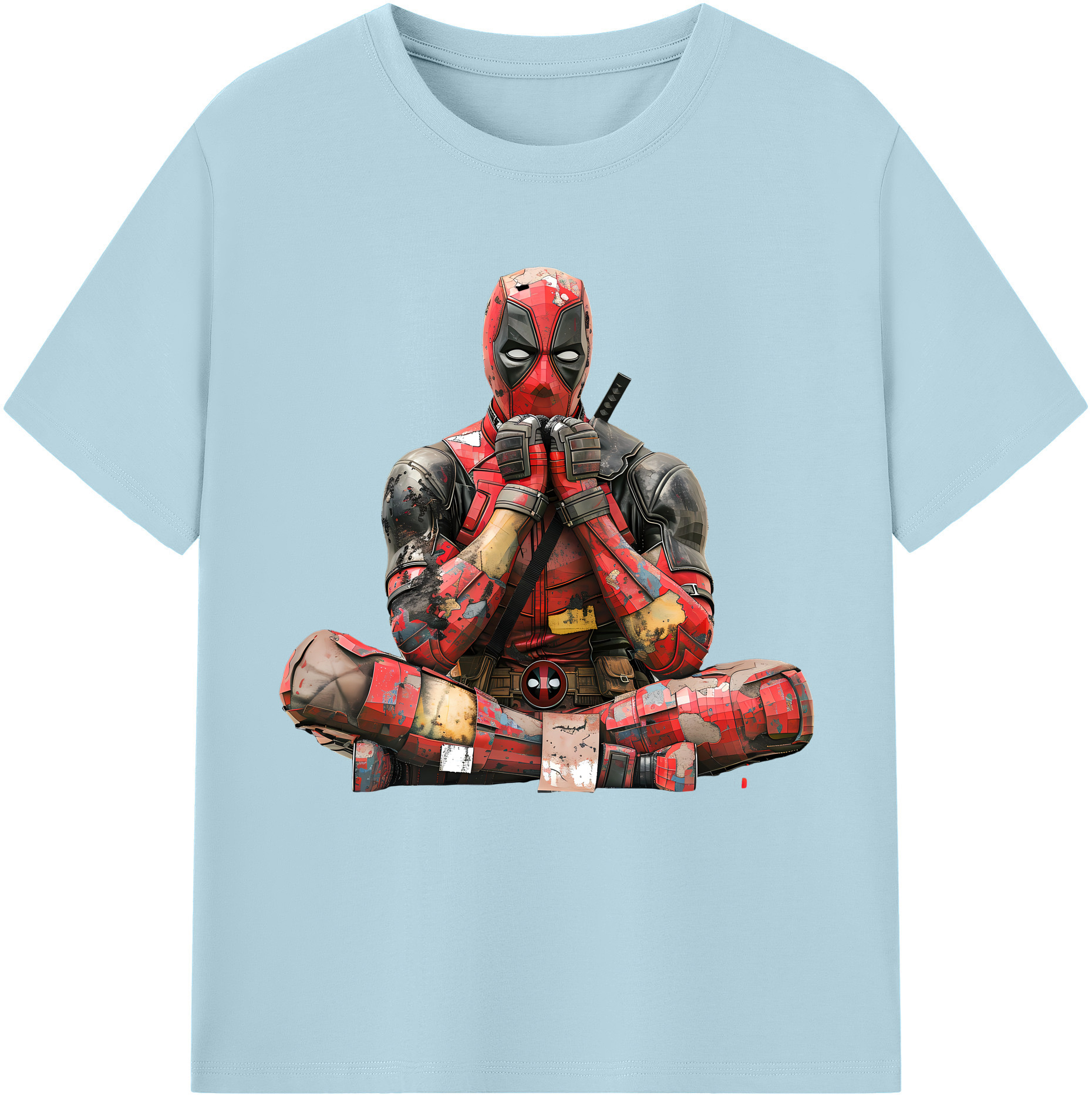 （画像用） Deadpool デッドプール 綿100％半袖Tシャツ（フロントプリント）